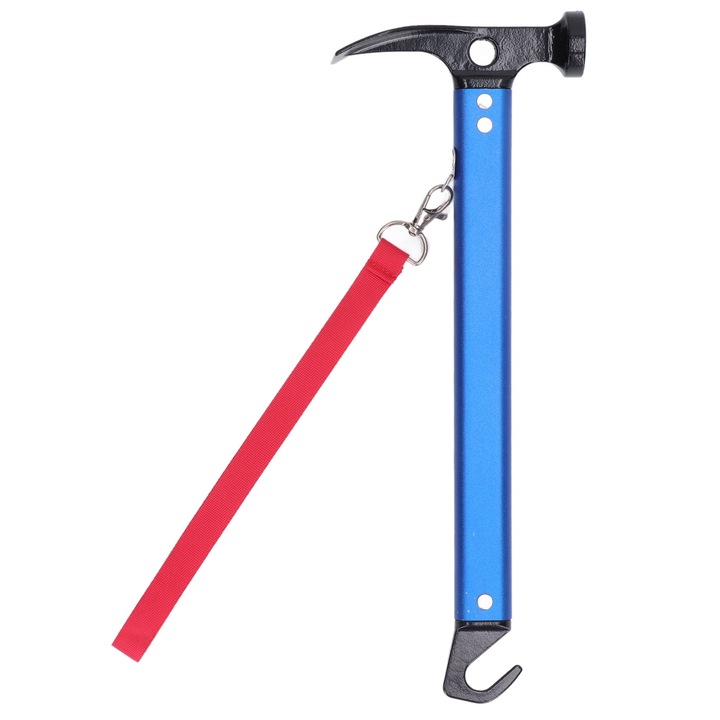 Set ciocan de cuie Enforose, aliaj de aluminiu, inox, culoare albastra, utilizare multifunctionala