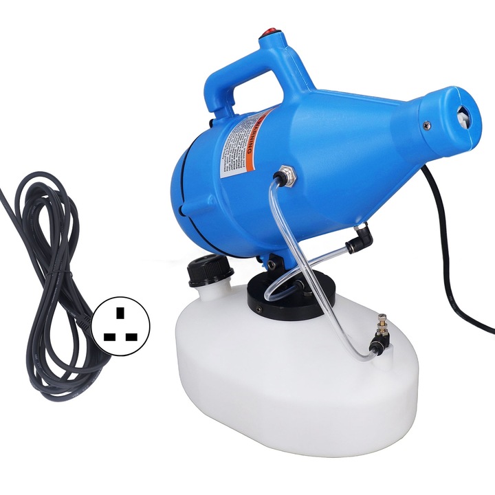 Електрическа пръскачка Mmgoqqt, 1400W, 4,5L, синя, разстояние на пръскане 8-10m, UK щепсел