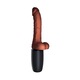 Vibrator realist, King Cock, 7,5", functie de caldura si vibratii, culoare inchisa, 29,7x2,5cm