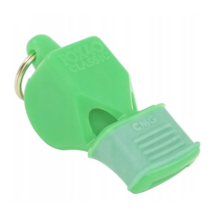 Fluier sportiv Fox 40 Classic CMG, verde, cu snur, 115 dB