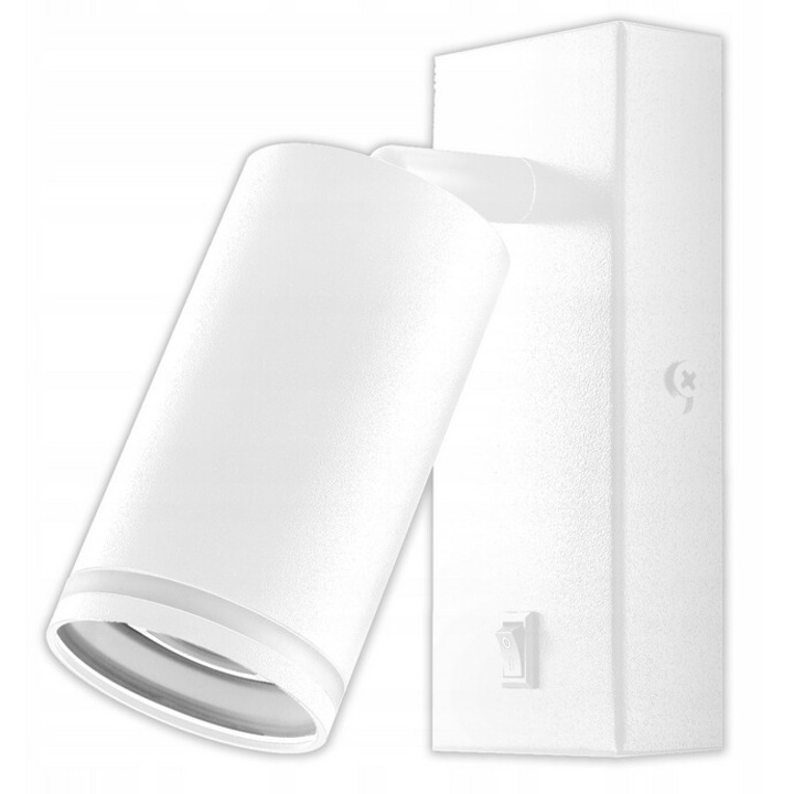 Аплик MasterLED, LED Ring, матово бяла, 1x GU10, 140x60x80mm