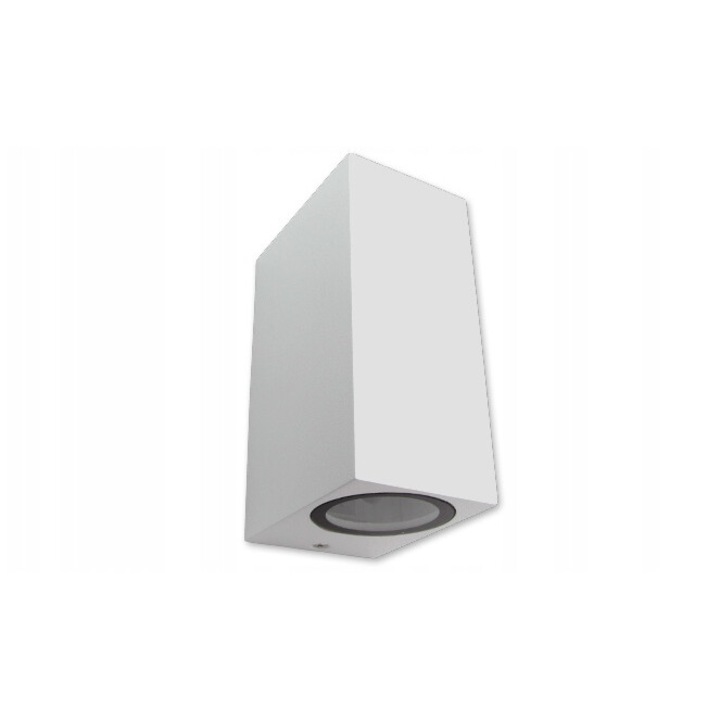 Аплик MASTERLED, LED LIDA DUO, RAL 9003, 150x92x68mm, IP44, 2x GU10