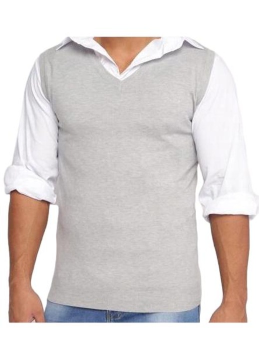 Мъжки елек New Boy Вискоза Светло сив