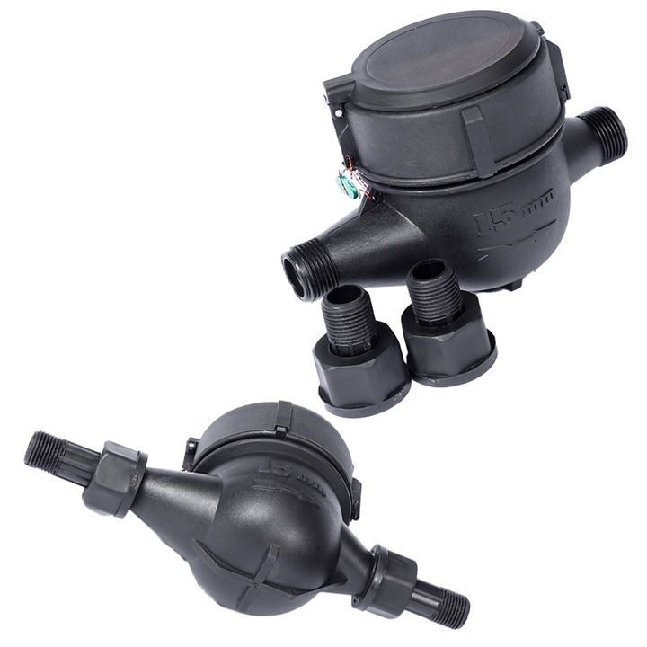 Jormftte vízmérő, nylon, 17.8x9.3x11.8cm, lakossági használatra, tartós