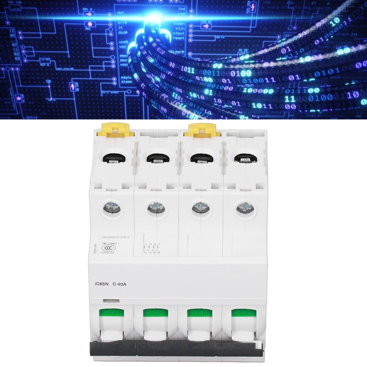 Jormftte 4P miniatűr megszakítók, 400V, 6000A, DIN sínre szerelhető