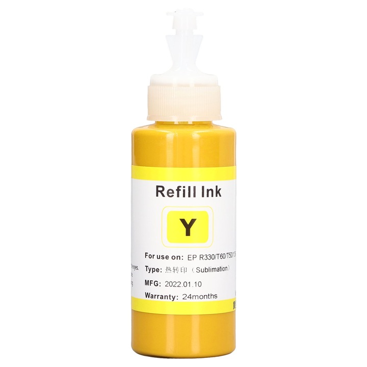 Színszublimációs Jormftte tinta 100ml, hőtranszfer, praktikus felhasználás