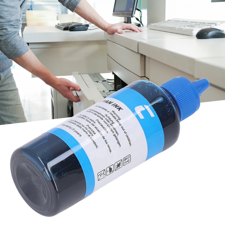 Nyomdafesték 100ml, Jormftte, cián színű, jó kompatibilitás