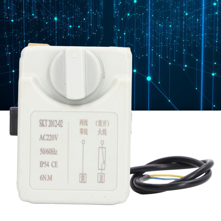 Motoros golyóscsap, Jormftte, DN25, sárgaréz, 1in, AC220V