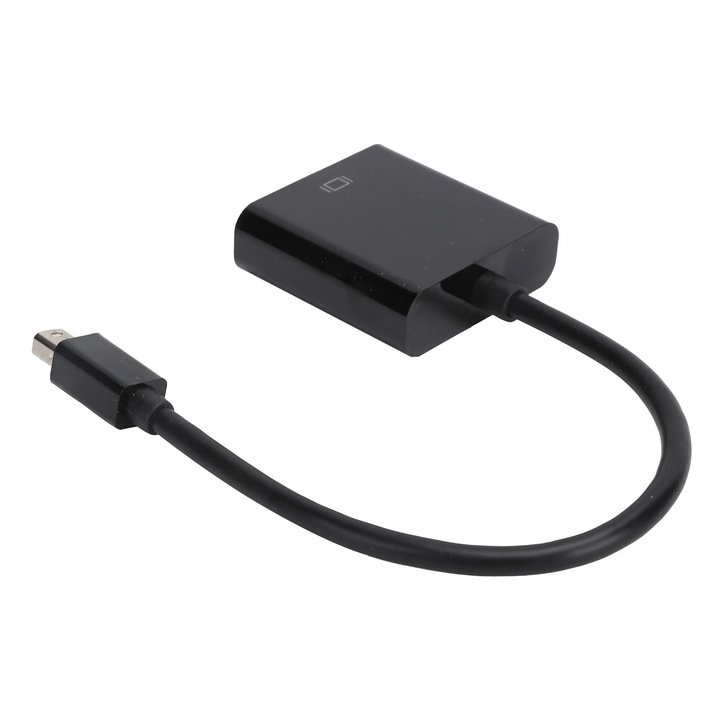 Cablu adaptor Mini DP tata la VGA mama ABS, pentru computer ThinkPad PC negru, Enforose