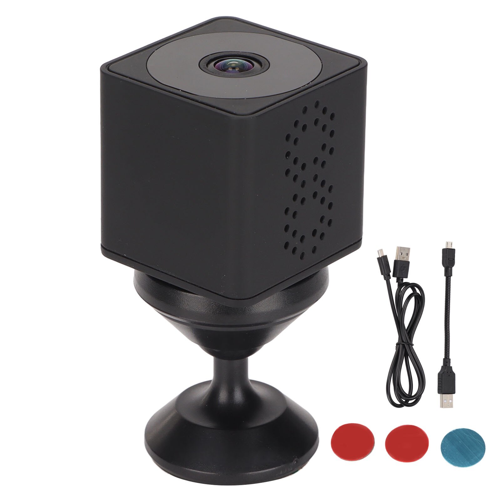 Camera mini Q16, neagra, 1280x720P, cu baterie litiu 1100mAh, suporta card de memorie pana la 128GB