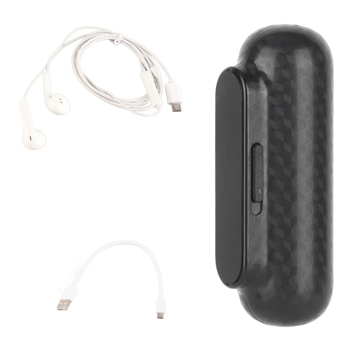 Bizaical Q77 диктофон, 16GB, вграден магнит, функция за криптиране, 3000mAh