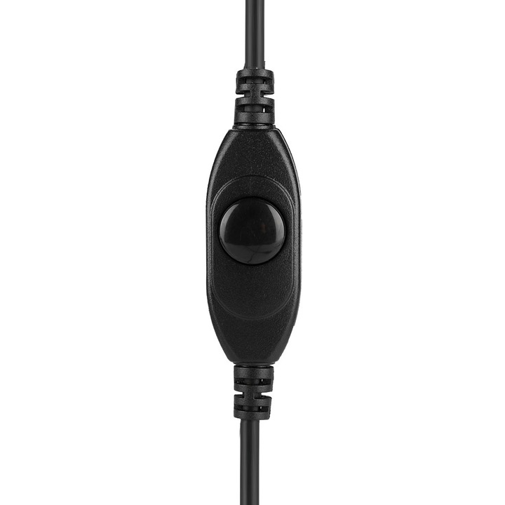 Jormftte headset rádióállomásokhoz, zajszűrős, 140 cm-es kábel, fekete