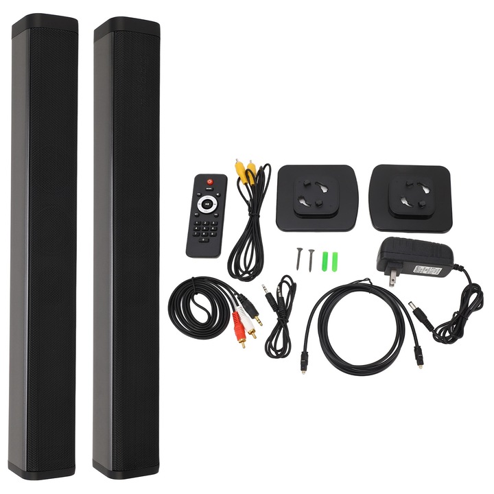 Boxa portabila Jormftte cu lumina de noapte, Bluetooth 5.0, 3W, 10m, alb