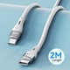 Кабел Wozinsky WSTCC2 USB-C / USB-C PD 65W 2m, бял