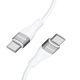 Wozinsky WSTCC1 USB-C / USB-C PD 65W кабел 1m, бял