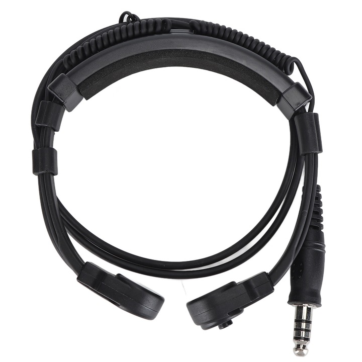 U94 PTT adapter Motorola rádiókhoz, fekete, strapabíró kábel, tiszta hangzás