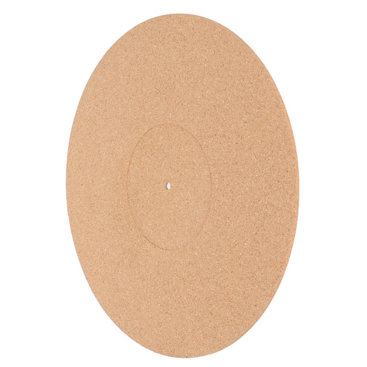 Antisztatikus parafa alátét 12 hüvelykes bakelitlemezhez, Jormftte, retro, 3mm, natúr színű