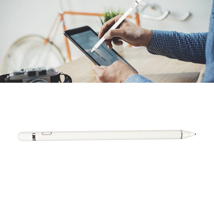 Jormftte aktív stylus, 2 az 1-ben, 1,45 mm-es vékony hegygel, iOS és Android rendszerrel kompatibilis, mostantól újratölthető