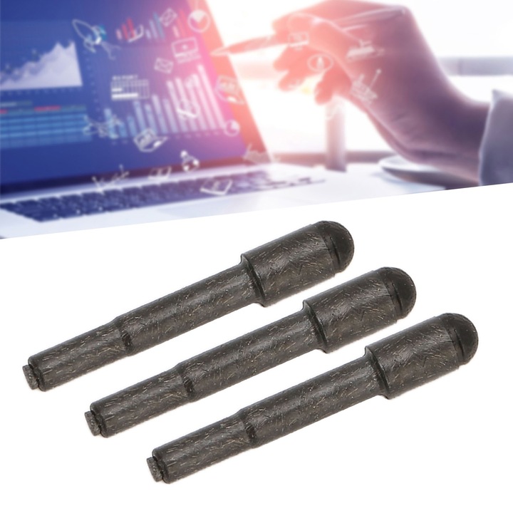 3 db tollhegy készlet, Jormftte, magas érzékenység, fekete szín, ABS anyag