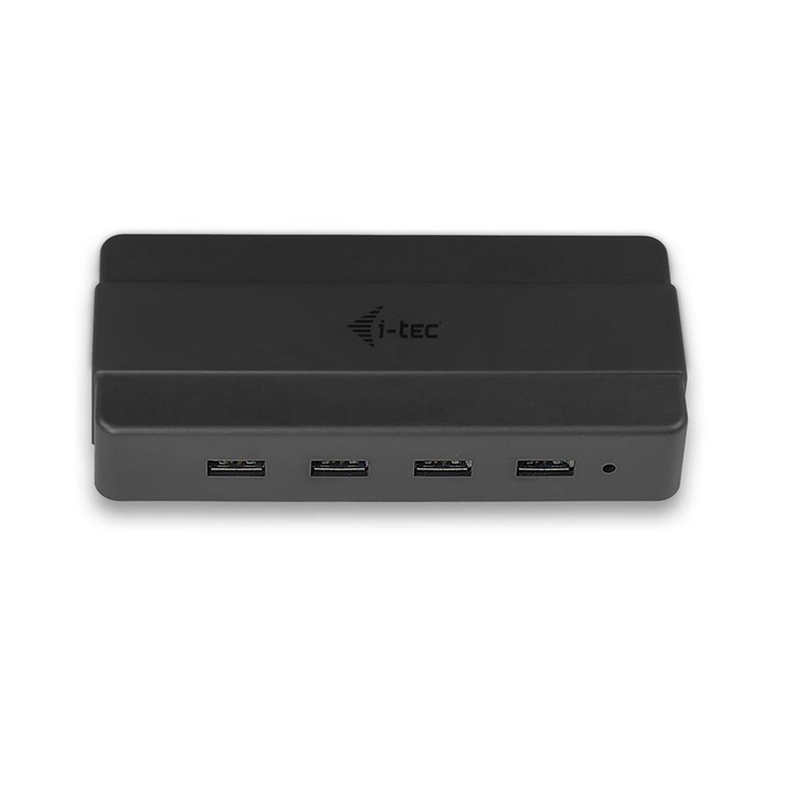 iTec USB 3.0 4 port tápegységgel, 1x USB 3.0 töltő port USB hub