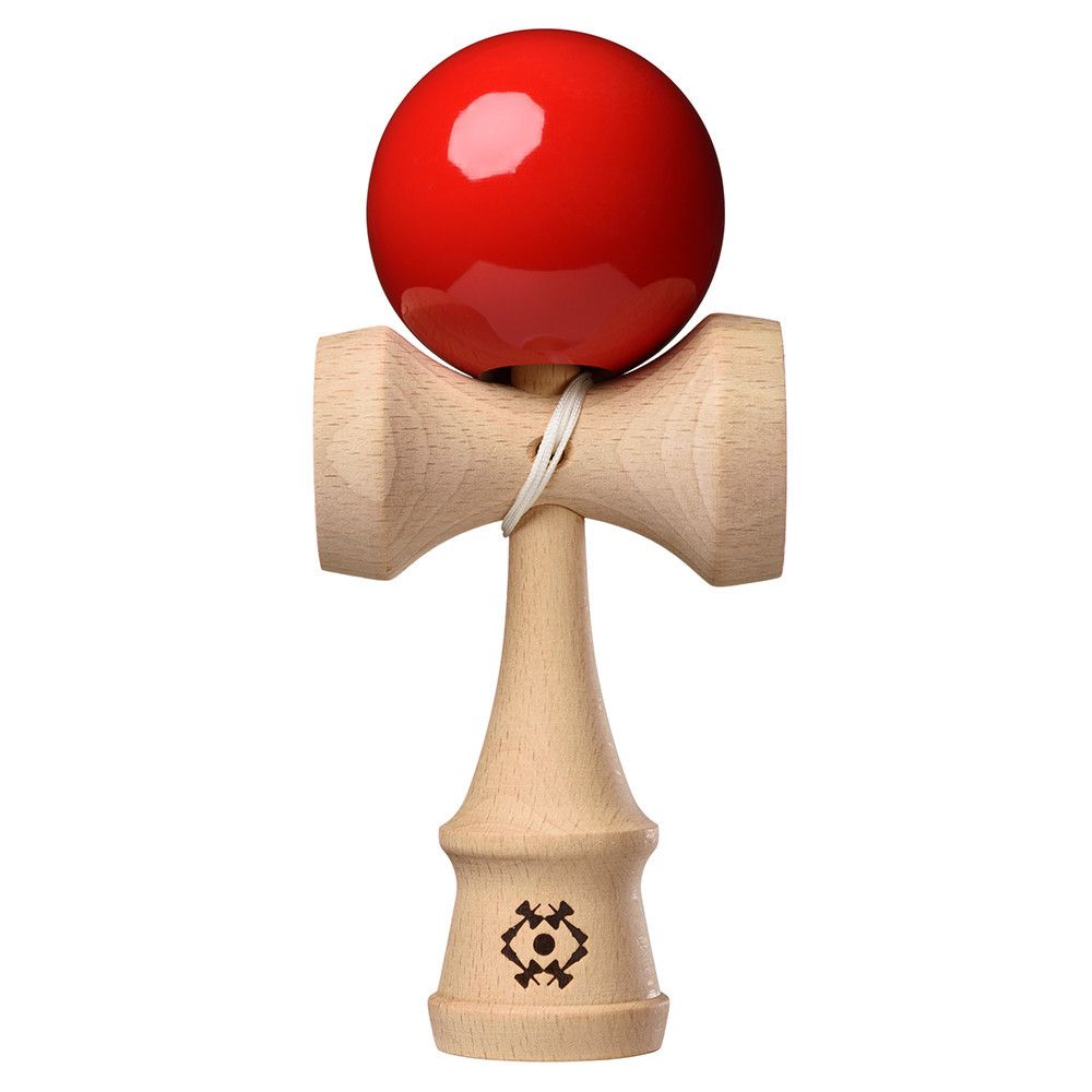 Joc de indemanare mini Kendama Tribute, rosu