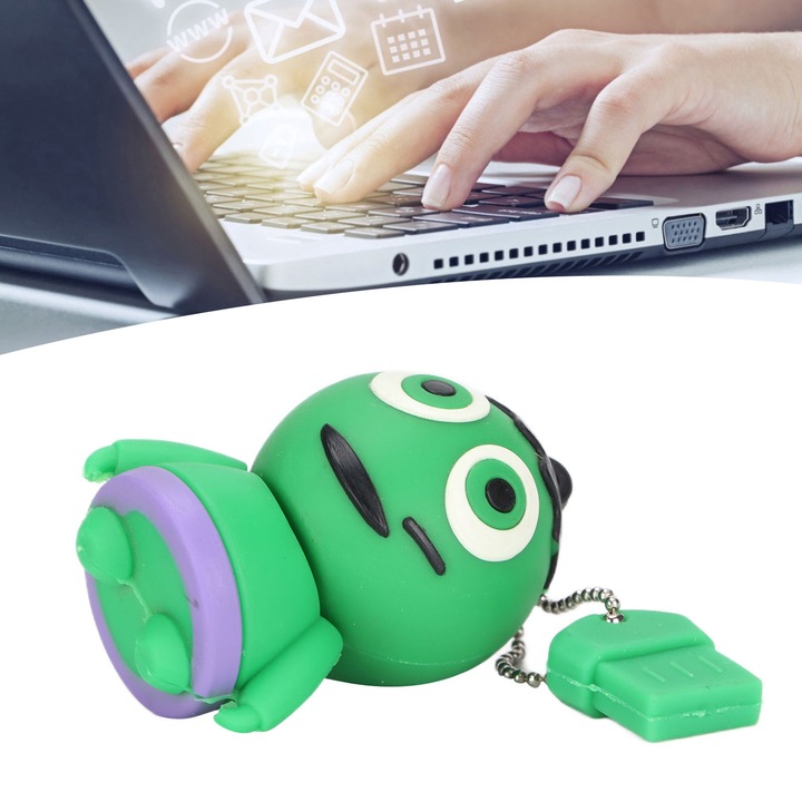 USB памет, longziming, 64GB, PVC, USB 2.0, многоцветна