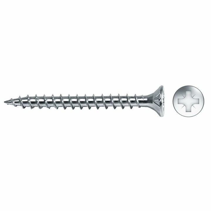 Set suruburi Celo Vlox, 200buc, zinc, 4x20mm