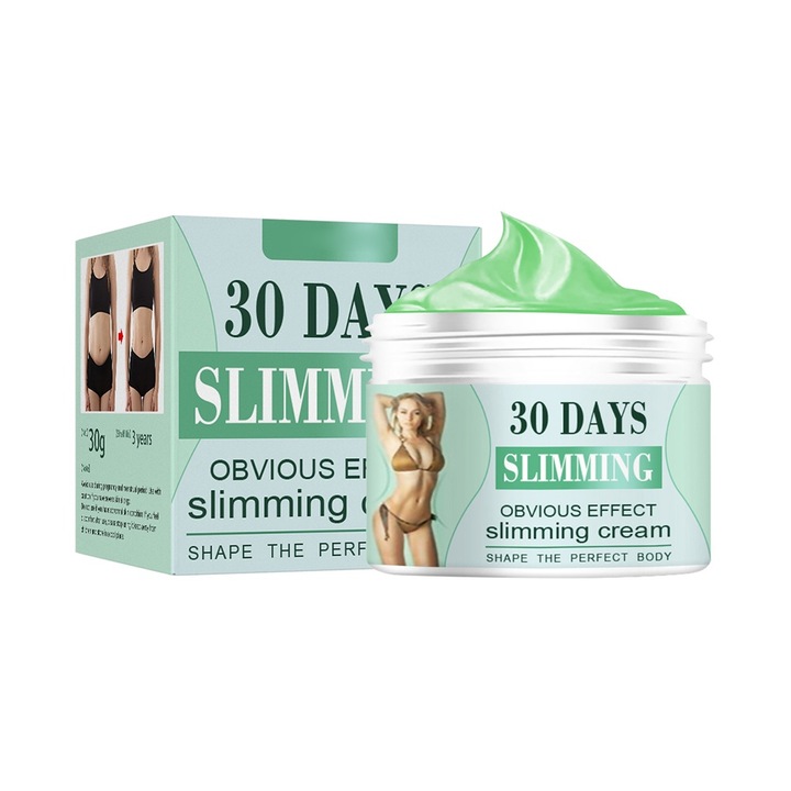 Crema de Slabire pentru Corp Mmgoqqt, 30g, pentru Abdomen, Fese, Coapse, Textura Usoara, Fara Efecte Secundare