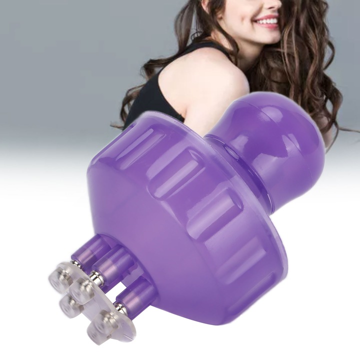 Jormftte hordozható fejbőr applikátor, masszázs, 5ml-15ml, lila