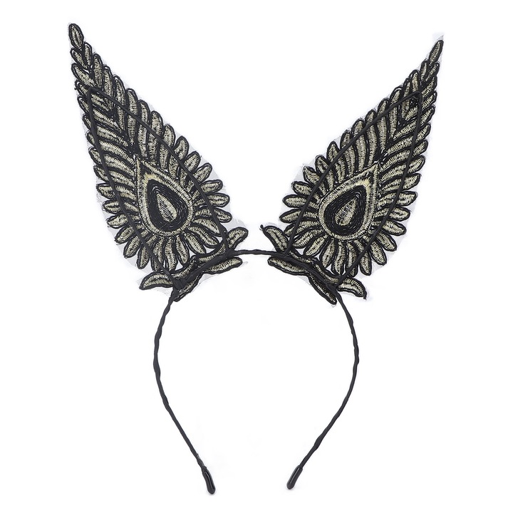 Nyuszifüles fejpánt, Jormftte, merev anyag, csúszásmentes kialakítás, partikra