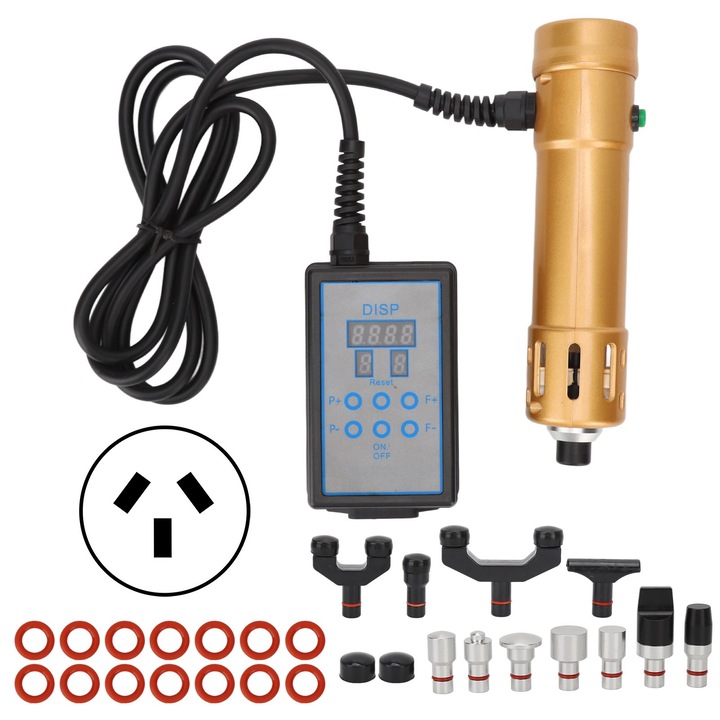 Jormftte lökéshullám masszírozó, 11 masszázsfejjel, vérkeringés javítása, 11x7x4cm