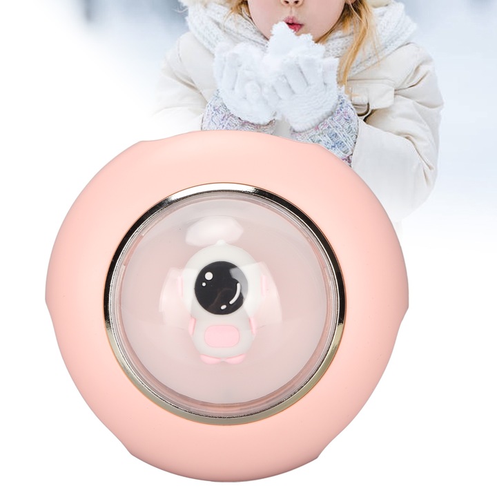 Jormftte elektromos kézmelegítő, 2 hőmérsékleti fokozat, rózsaszín, 9,1x5cm