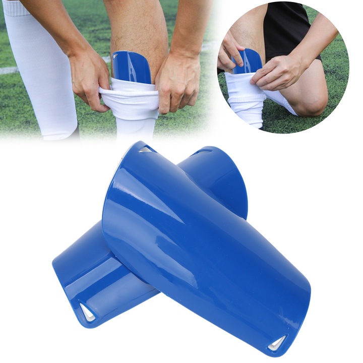 Jormftte sípcsontvédők, 19x9.5cm, műanyag, EVA, sportoláshoz, szett