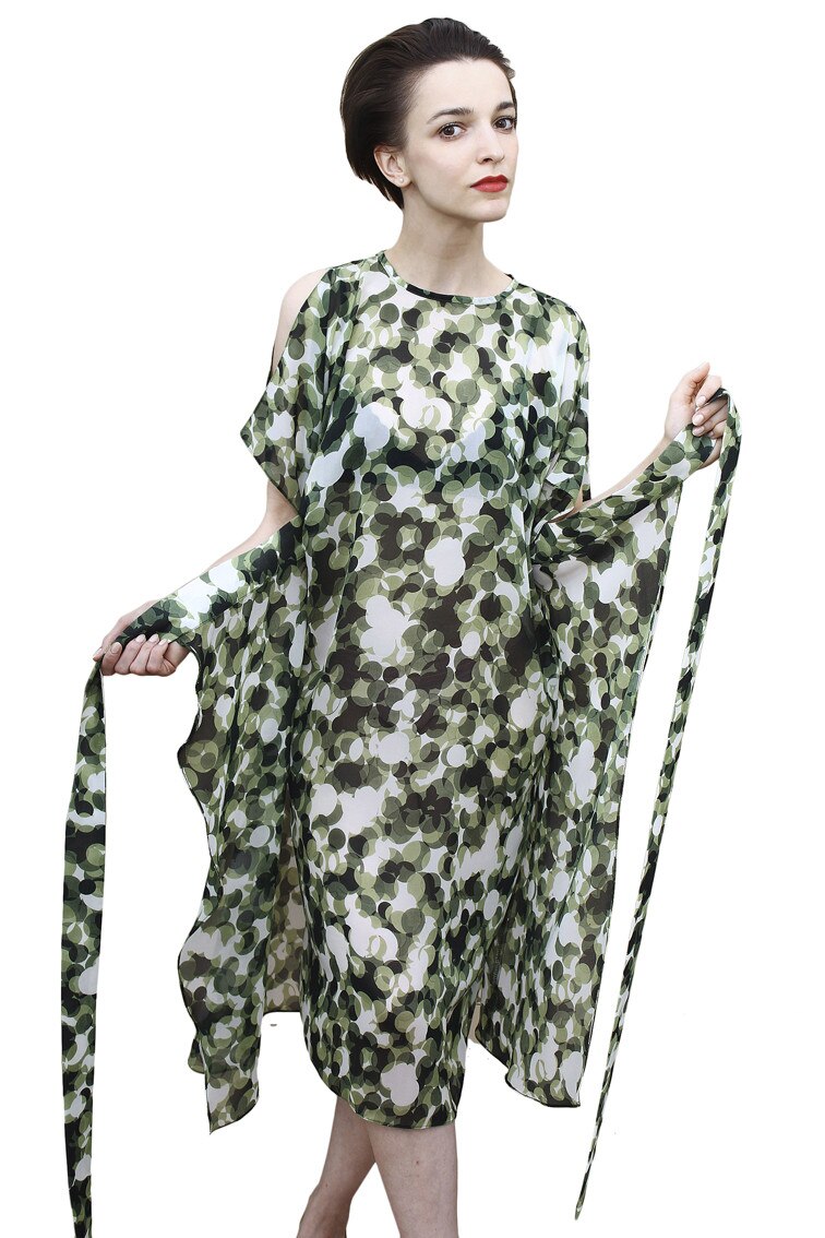 Rochie verde de vara, Marimea S