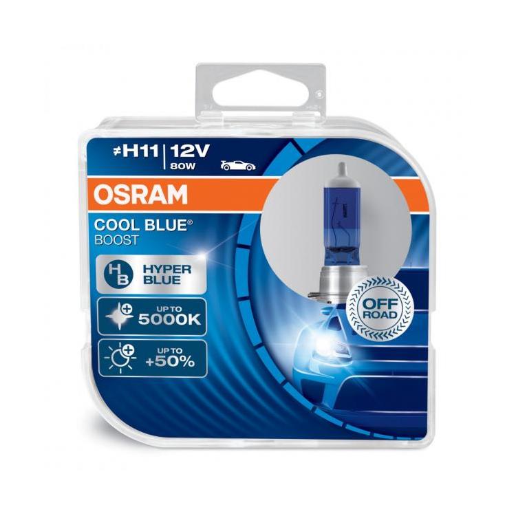 Bec Osram H11 80W 12V Cool Blue BOOST 62211CBB OFF ROAD 2buc/set