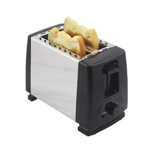 Toaster din otel inoxidabil BHFD™ , 750W, 2 felii, 6 nivele de rumenire