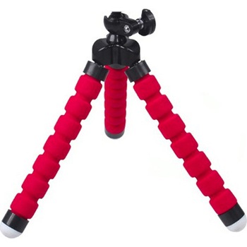 Mini trepied flexibil Widjit, Rosu Mini trepied flexibil Widjit, Rosu