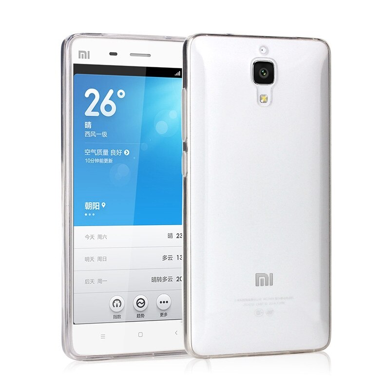 Carcasa Husa silicon de protectie Xiaomi Mi 4 , Anti-soc, Transparenta ,Viceversa
