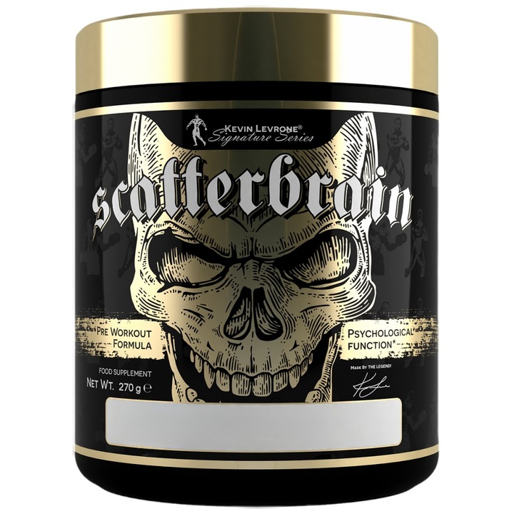 Supliment alimentar Kevin Levrone Black Line / Scatterbrain / Super Concentrated Pre Workout, Mango cu Lamaie, 270 grame