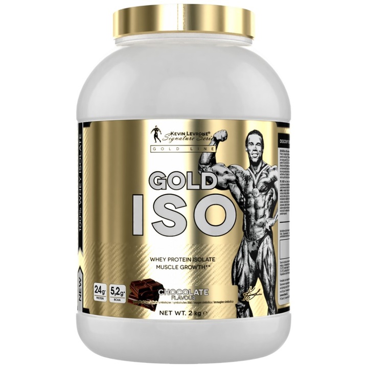 Хранителна добавка Kevin Levrone Gold Iso Whey Whey Protein Isolate, Шоколад, 2000 грама