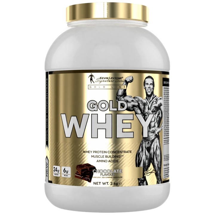 Étrend-kiegészítő Kevin Levrone Gold Line / Gold Whey, Chocolate, 2000 gramm