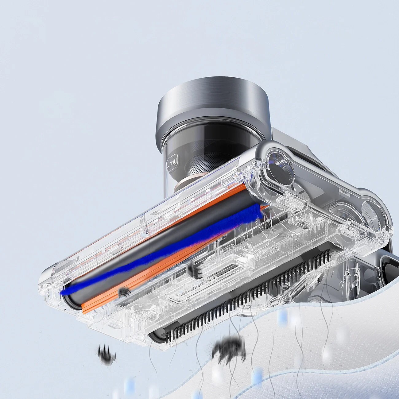 Aspirator pentru acarieni Jimmy BX7, 600W, 15 kPa, Filtrare in 6 trepte, Functie Tupane, Gri