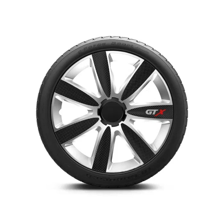 Универсални Тасове Versaco Carbon GTX, Черно-Сребристи, 14"