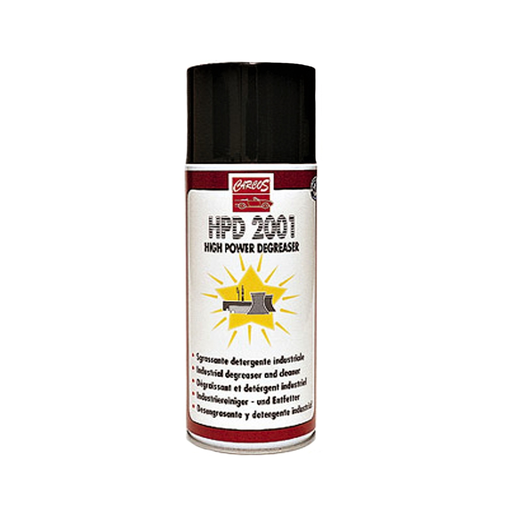 Spray degresant industrial puternic pentru suprafete metalice, CARCOS, HPD 2001, 400 ml