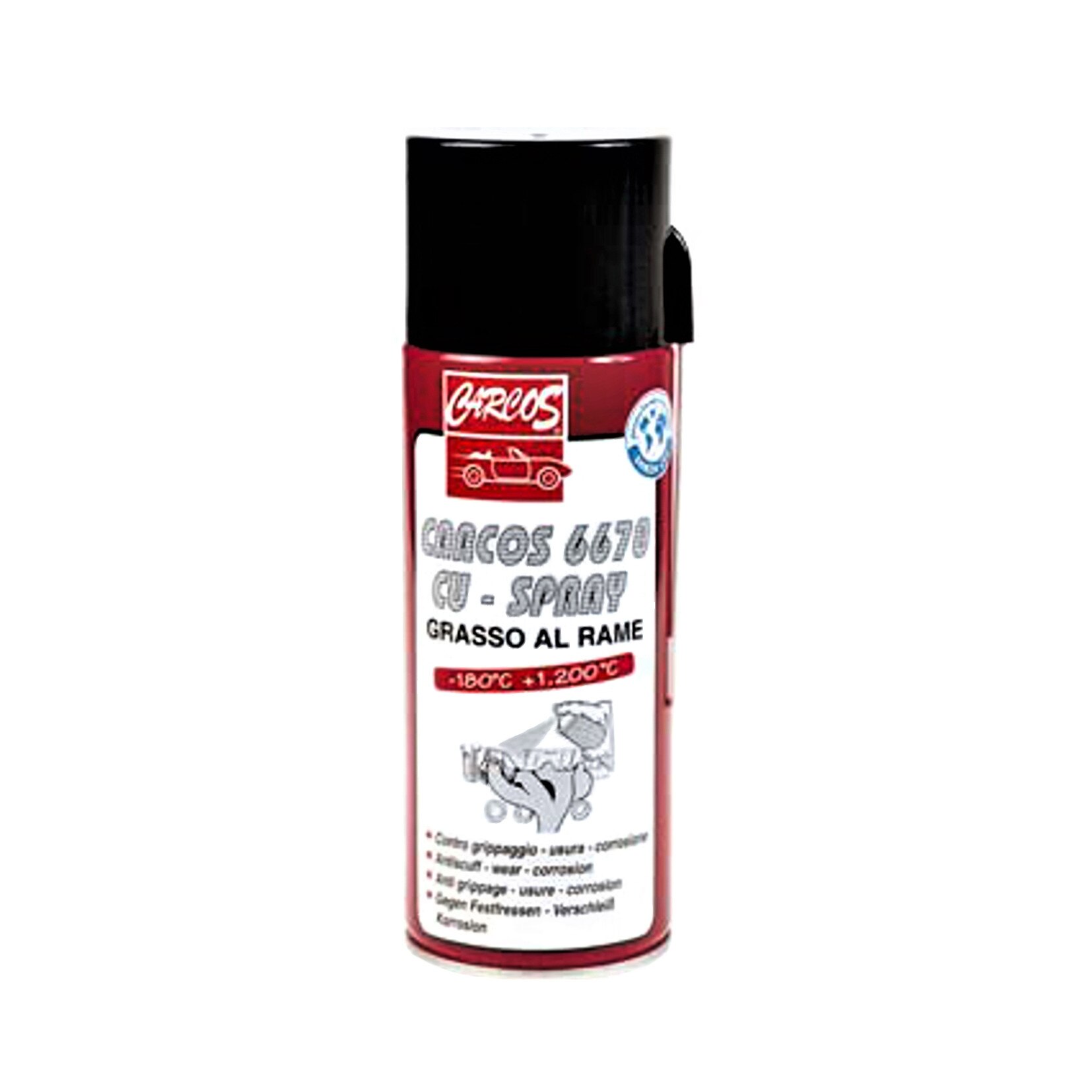Spray lubrifiant cupru, CARCOS 6670, 400 ml