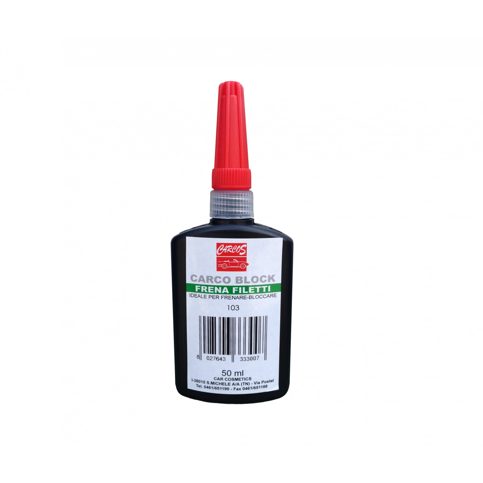 Adeziv verde fixare filete, greu de indepartat, diam. M0-M36, 50 ml, CARCOS, CARGOBLOCK 103