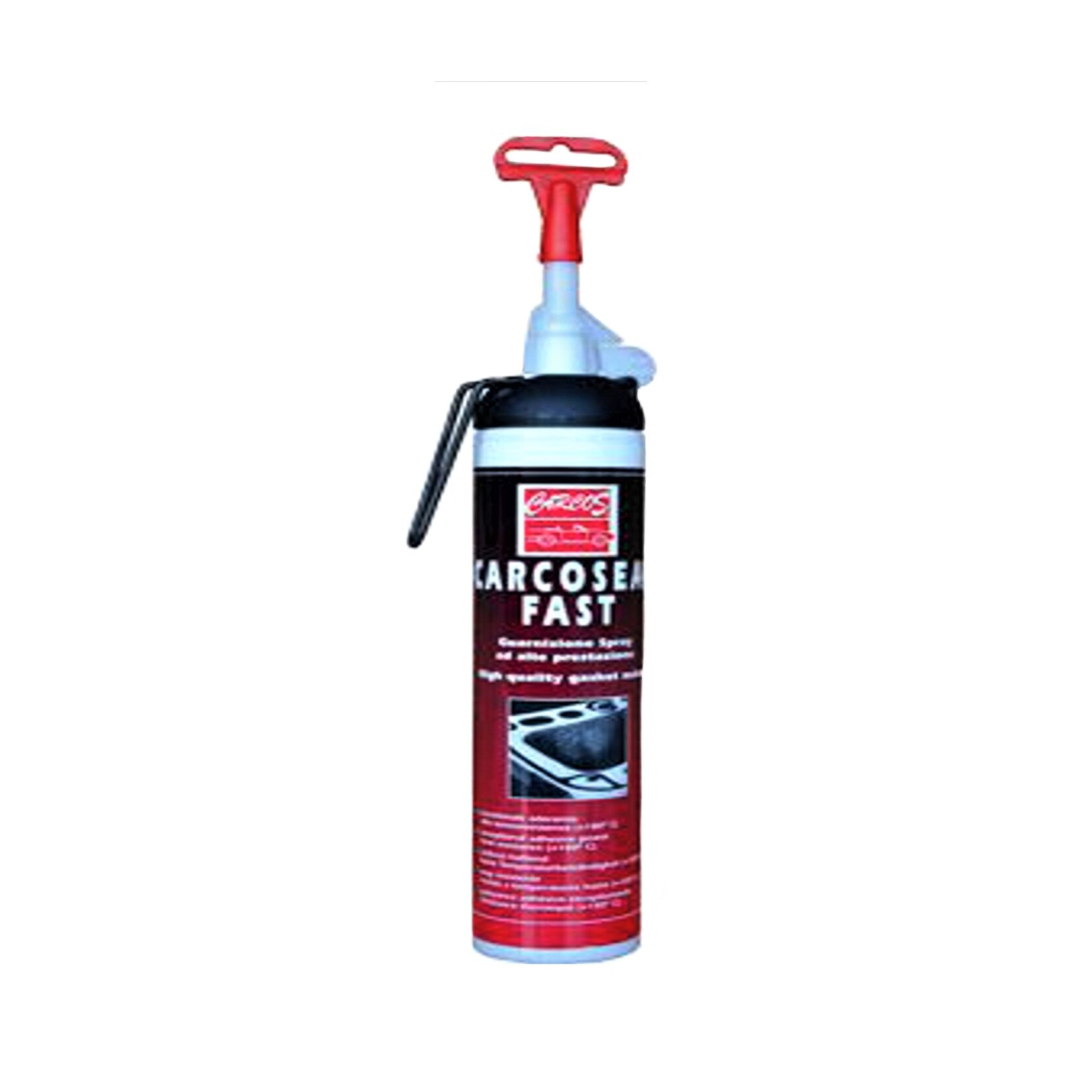 Aerosol etansator elastic, negru, pentru aplicari rapide, CARCOS, CARCOSEAL FAST, 200 ml