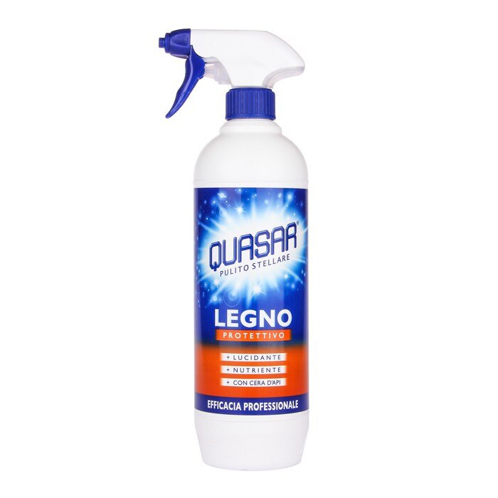 Set 3 bucati Solutie pentru curatat mobila Quasar Legno 650 ml