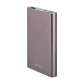 Power Bank Devia King Kong, Gri, 8000 mAh Power Bank Devia King Kong, Gri, 8000 mAh
