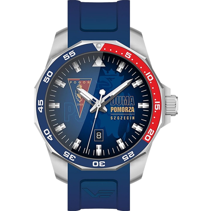 Ceas Vostok Europe Rocket N-1 Automatic "Duma Pomorza", albastru, curea cauciuc, rezistenta la apa 20 ATM, mecanism Seiko NH35